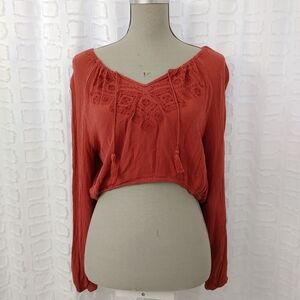 Tokyo Darling Boho Crop Top Size L